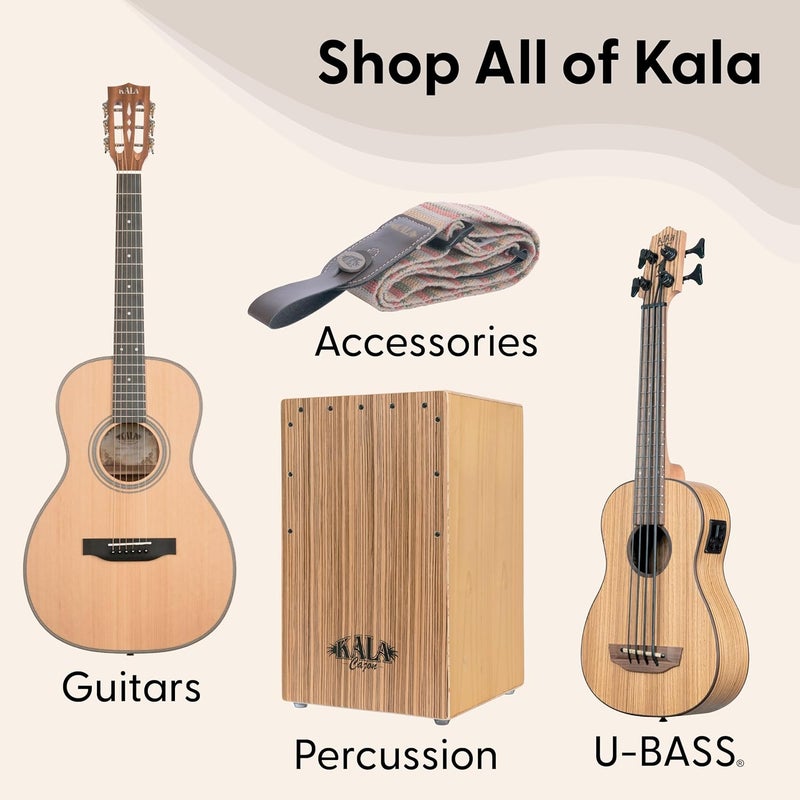 Kala Recycled Soprano Waterman Ukulele Durable, Travel-Ready Instrument - Glow-in-the-Dark Aqua Mist - Image 5
